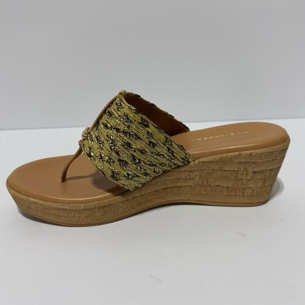 Italian Shoemakers Women’s Angeles, Yellow Multi Sandals, Size 8 M - Picture 2 of 6